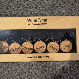 Wine Time Wine Charms! New! Laugh Cheers Dream Love Dare Joy